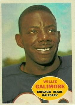 Willie Galimore 1960 Topps #14 Sports Card