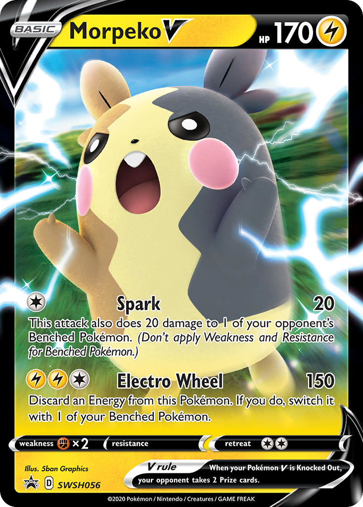 Morpeko V (SWSH056) - SWSH Black Star Promos Pokémon Card