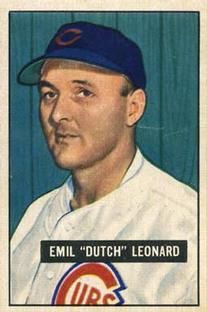 Dutch Leonard 1951 Bowman #102 Sports Card