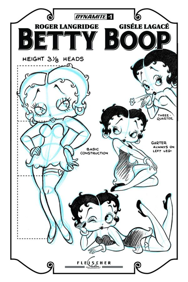Betty Boop #1 (Cover D Fleischer Character Sheet)