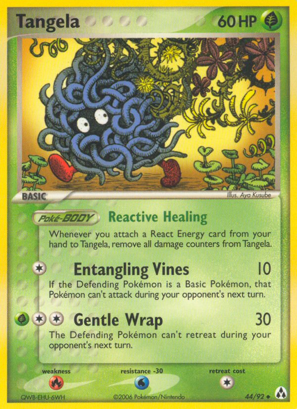 Tangela (44/92) - Legend Maker Pokémon Card