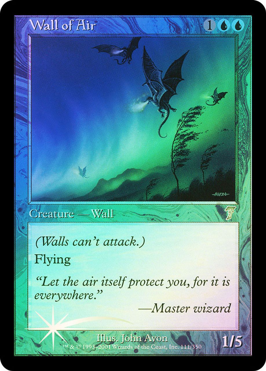 Wall of Air (7th Edition - Foil) Trading Card