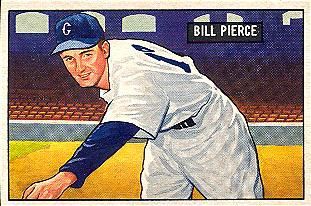 Bill Pierce 1951 Bowman #196 Sports Card