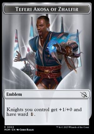 Emblem Teferi Akosa Of Zhalfir (March of the Machine)