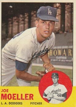Joe Moeller 1963 Topps #53 Sports Card