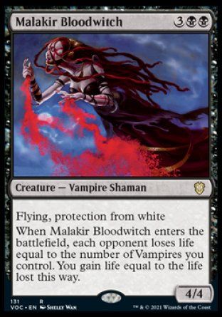 Malakir Bloodwitch (Innistrad Crimson Vow Commander Decks) Trading Card