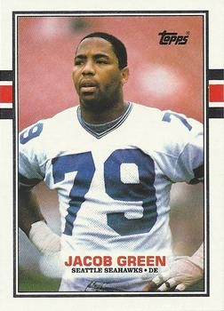 Jacob Green 1989 Topps #189 Sports Card