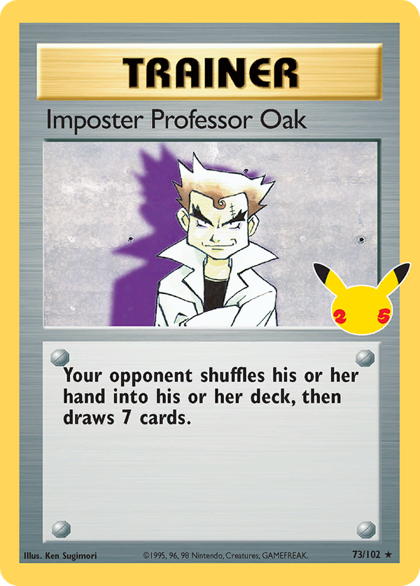 Imposter Professor Oak (73/25) - Celebrations: Classic Collection