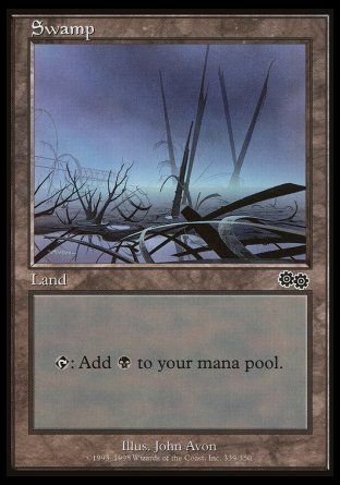 Swamp (Urza's Saga) Trading Card