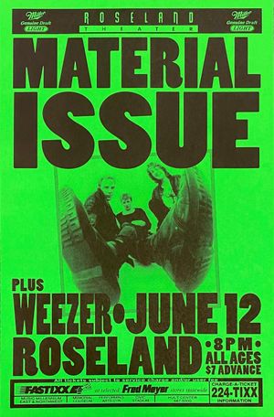 Material Issue & Weezer Roseland Theater 1994