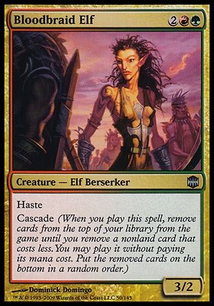 Bloodbraid Elf (Alara Reborn) Trading Card