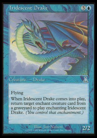 Iridescent Drake (Urza's Destiny) Trading Card