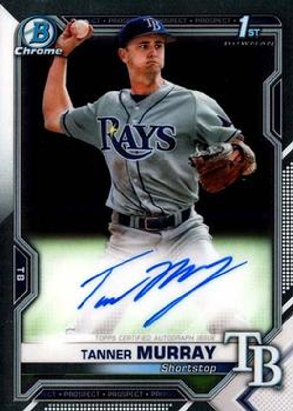 Tanner Murray 2021 Bowman Chrome - Prospect Autographs Baseball #CPA-TM