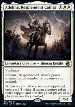 Adeline, Resplendent Cathar (Innistrad: Midnight Hunt) Trading Card