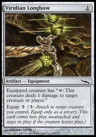 Viridian Longbow (Mirrodin) Trading Card