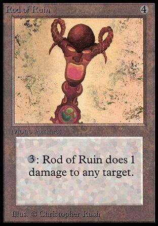 Rod of Ruin (Alpha) Trading Card