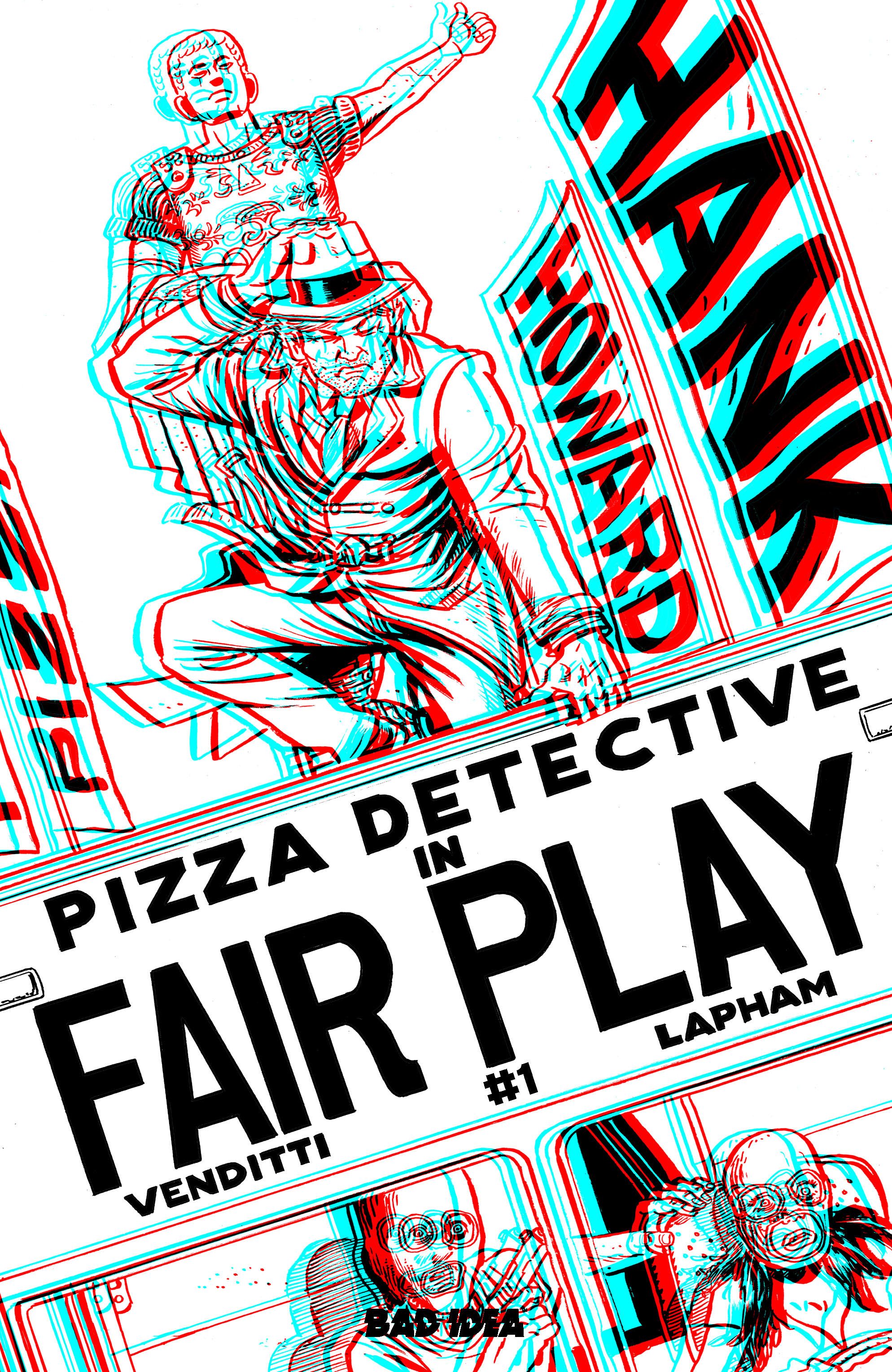Hank Howard Pizza Detective The Fair Play #1 (Cvr E Inc 1:50 David Lapham 3d Edition Variant) Comic