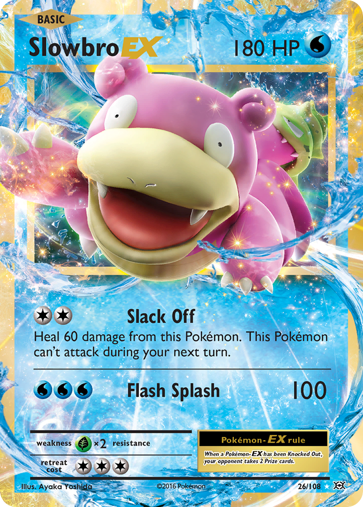 Slowbro EX (26/108) - Evolutions Pokémon Card