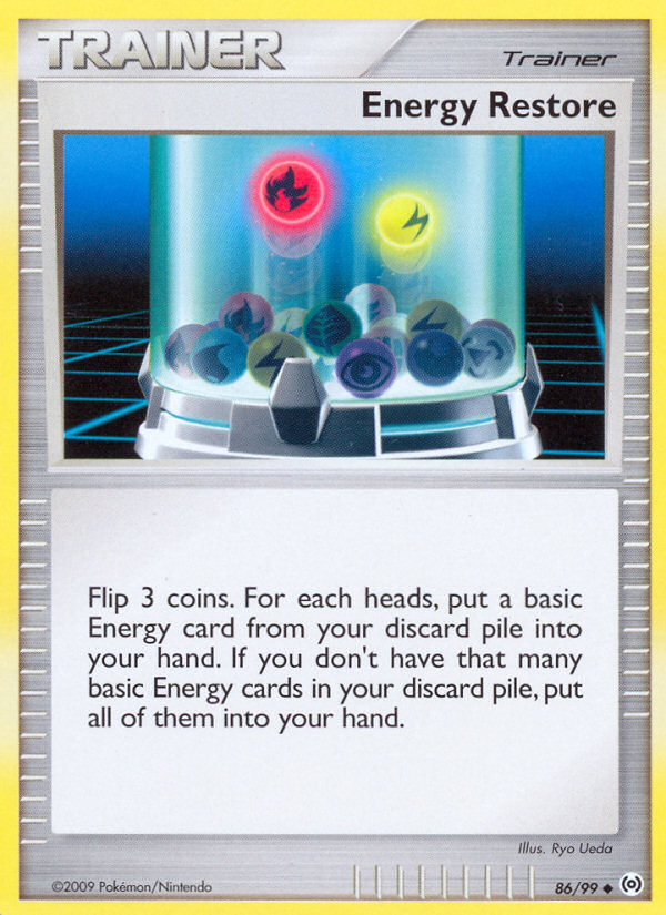 Energy Restore (Trainer: Item) (86/99) - Arceus Pokémon Card