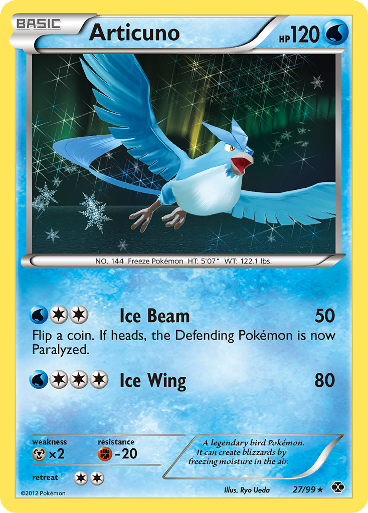 Articuno (27/99) - Next Destinies Pokémon Card