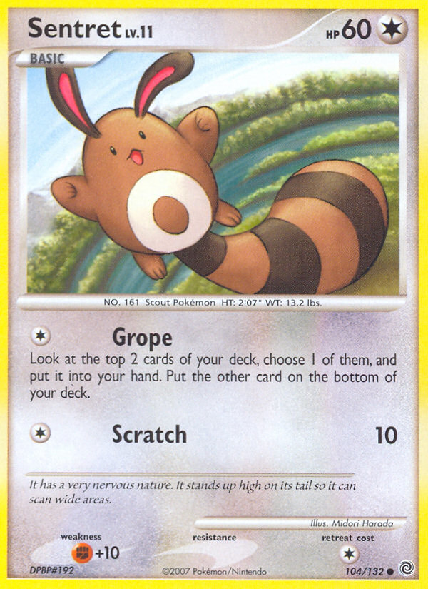 Sentret (104/132) - Secret Wonders Pokémon Card