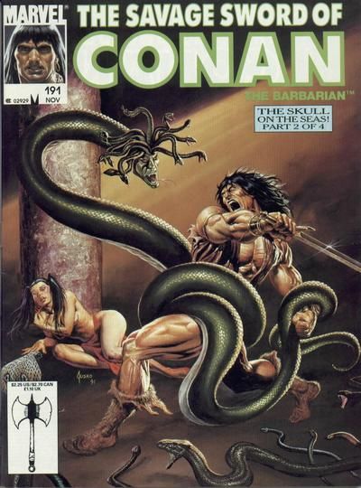 The Savage Sword of Conan #191 Comic