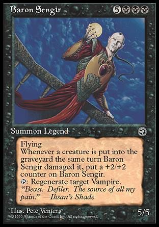 Baron Sengir (Homelands) Trading Card