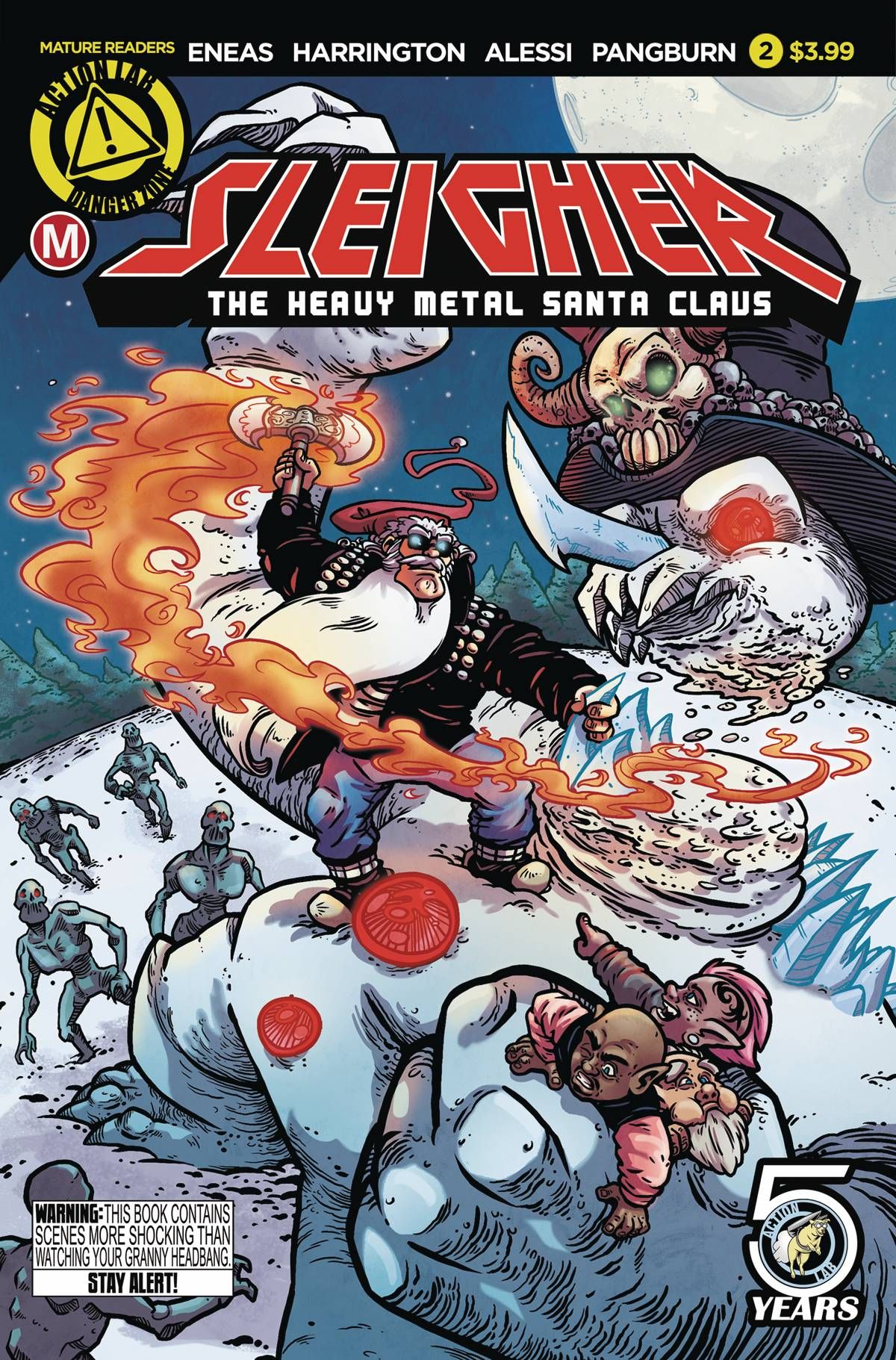 Sleigher: The Heavy Metal Santa Claus #2 Comic