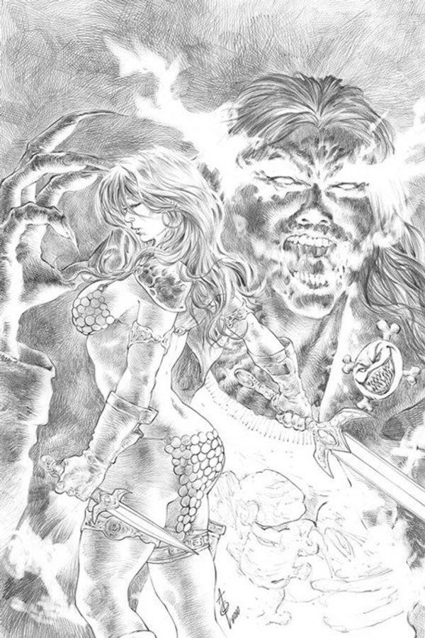 Red Sonja: Age of Chaos #5 (25 Copy Quah B&w Cover)