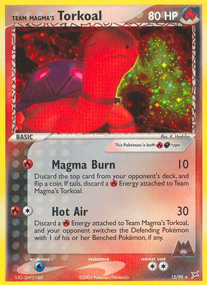 Team Magma's Torkoal (12/95) - Team Magma vs Team Aqua