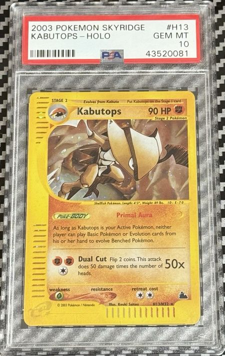 Kabutops (H13) - Skyridge