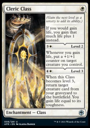 Cleric Class (Dungeons & Dragons: Adventures in the Forgotten Realms) Trading Card