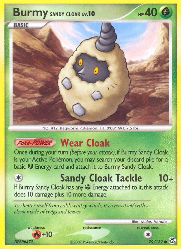 Burmy Sandy Cloak (79/132) - Secret Wonders Pokémon Card