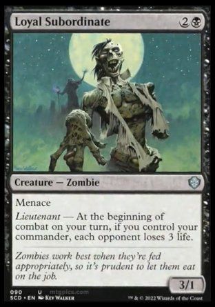 Loyal Subordinate (Starter Commander Decks) Trading Card
