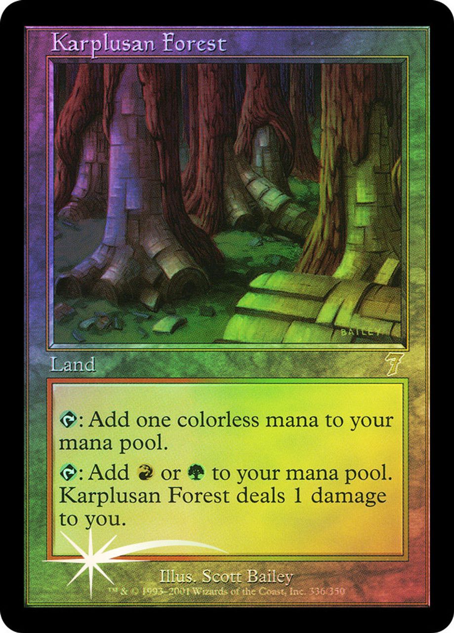 Karplusan Forest (7th Edition - Foil) Trading Card