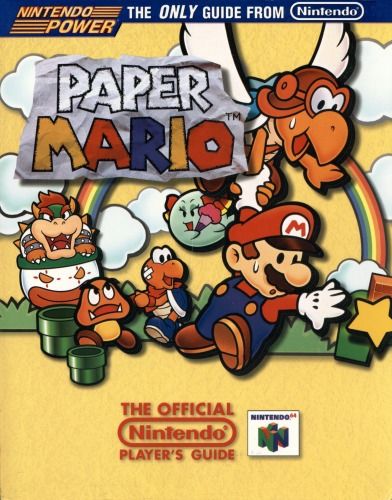 Paper Mario Official Nintendo Player's Guide Magazine