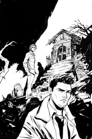 Supernatural #10 (Cvr L Inc 1:5 David Cousens Line Art Virgin Variant)