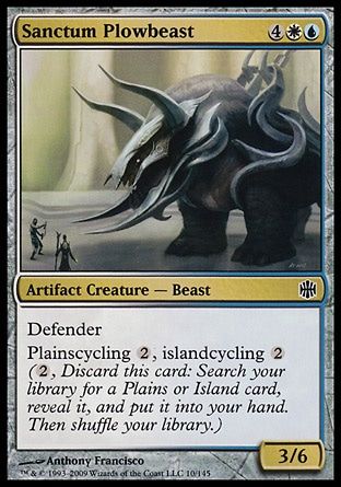 Sanctum Plowbeast (Alara Reborn) Trading Card