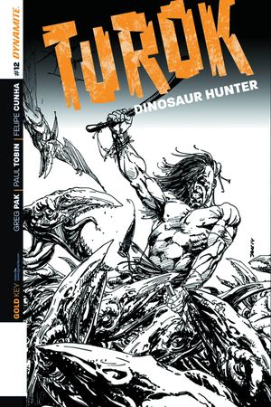 Turok Dinosaur Hunter #12 (10 Copy Sears B&amp;w Cover)