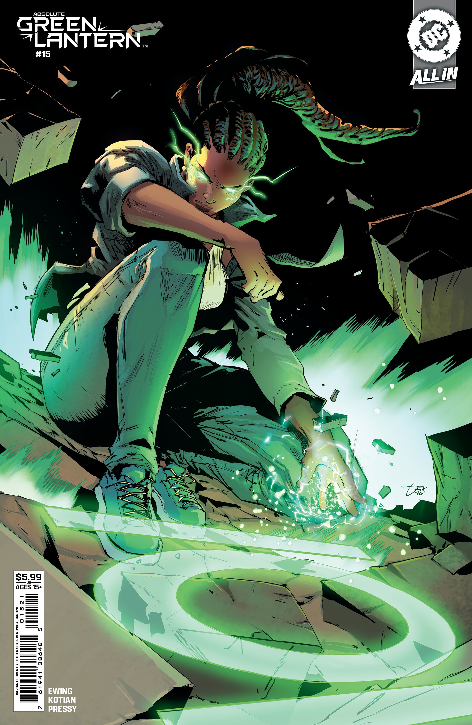 Absolute Green Lantern #15 (Cvr B Dexter Soy Card Stock Variant) Comic