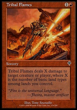 Tribal Flames (Invasion) Trading Card