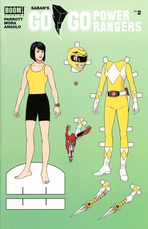 Saban's Go Go Power Rangers #2 (Unlock Paper Doll Variant)
