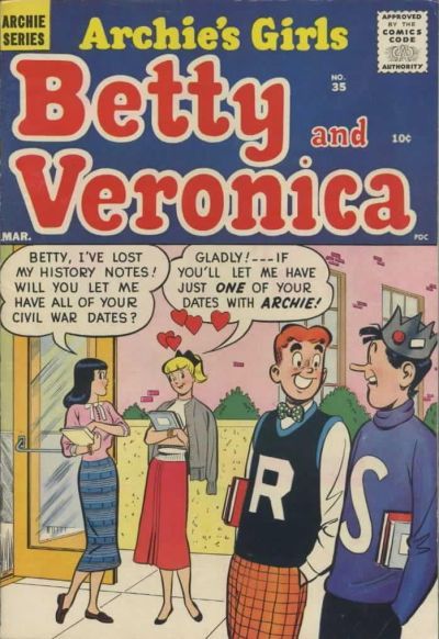 Archie's Girls Betty and Veronica #35 Comic