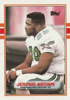 Jerome Brown 1989 Topps #113 Sports Card