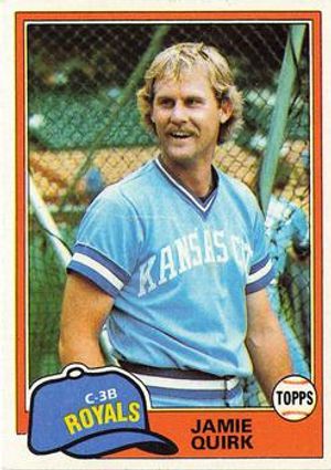 Jamie Quirk 1981 Topps #507