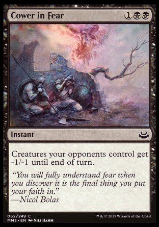 Cower in Fear (Modern Masters 2017) Trading Card