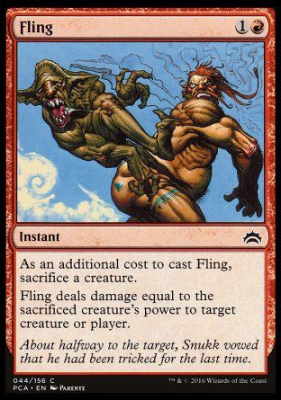 Fling (Planechase Anthology decks) Trading Card