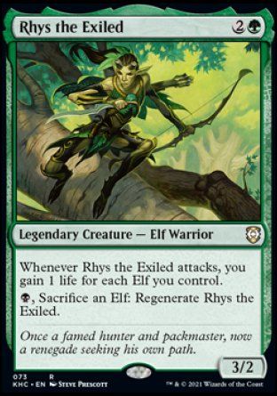 Rhys the Exiled (Kaldheim Commander Decks) Trading Card