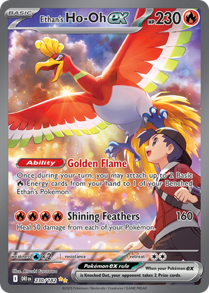 Ethan's Ho-Oh ex (230/182) - Destined Rivals