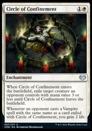 Circle of Confinement (Innistrad: Crimson Vow) Trading Card